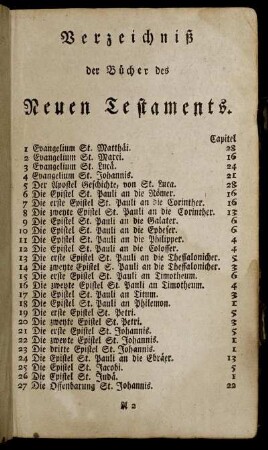 Verzeichniß