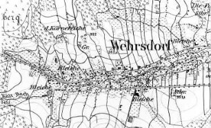 Sohland a. d. Spree-Wehrsdorf. Meßtischblatt, Sekt. Schirgiswalde, 1882