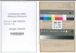 Entnazifizierung Heinrich Juenger , geb. 01.07.1889 (Frauenarzt)
