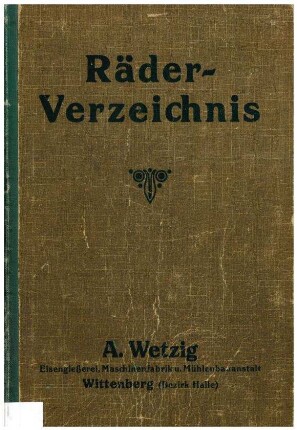 Räder-Verzeichnis