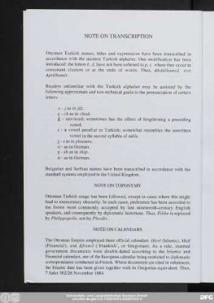 Note On Transcription