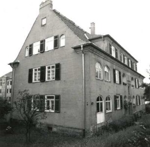 Dresden-Trachau. Wohnsiedlung Bauverein Gartenheim (1926/1927; P. Beck). Wohnhaus, Kronenstraße 42. Eckansicht
