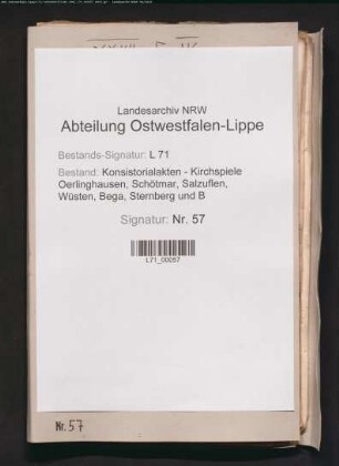 Verschiedene Schulangelegenheiten [Schul-Ordnungs-Desideria]