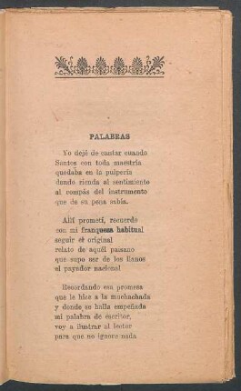 Palabras