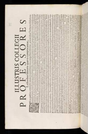Illustris Collegii Professores Lectoribus salutaria quaevis comprecantur