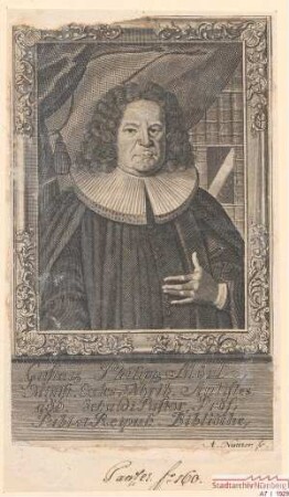 Gustav Philipp Mörl (d.Ä.), Pfarrer bei St. Sebald, Professor, Stadtbibliothekar