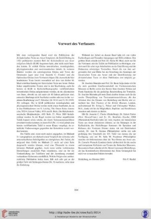 Vorwort des Verfassers