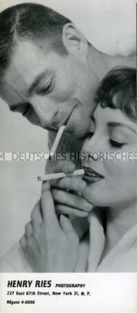 Zigarettenwerbung mit Fotos von Henry Ries