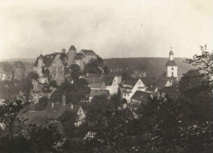 Hohnstein. Burg und Kirche