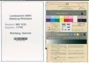 Entnazifizierung Heinrich Rohrberg , geb. 17.07.1902 (Hauer)