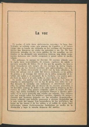 La voz