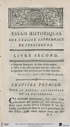 Livre second