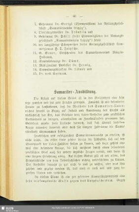 Samariter-Ausbildung