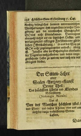 [Sitten-Lehre Dritter Theil]
