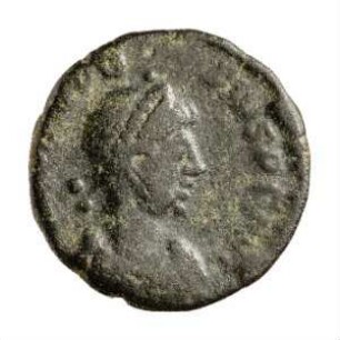 Münze, Aes 4, 379 - 395 n. Chr.