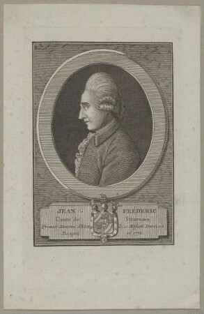 Bildnis des Jean Frederic de Struensee
