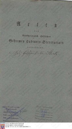 Steck, Georg, Hofschauspieler in Darmstadt