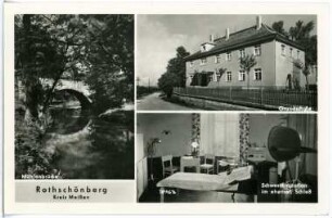 Rothschönberg. Muldenbrücke, Grundschule, Schwesternstation