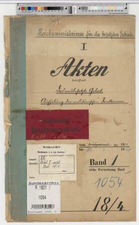 Das neubesetzte Gebiet. Aufhebung der militärischen Sanktionen