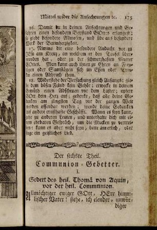 Der sechste Theil. Communion-Gebetter.
