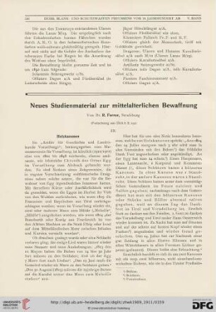 5: Neues Studienmaterial zur mittelalterlichen Bewaffnung, 3