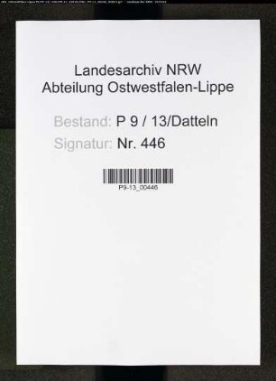 Sterberegister Standesamt Datteln