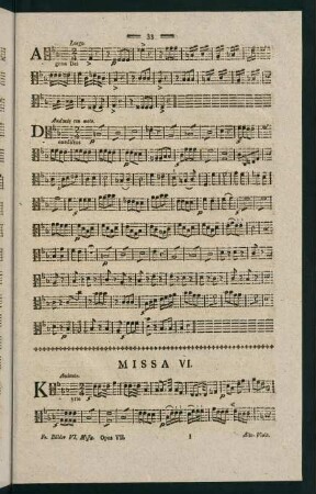 33-40, Missa VI.