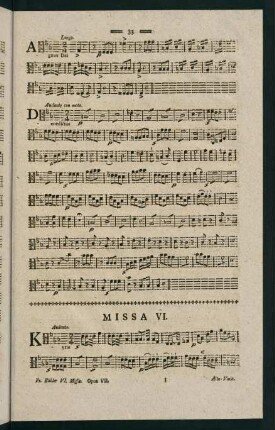 33-40, Missa VI.