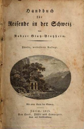 Handbuch für Reisende in der Schweiz