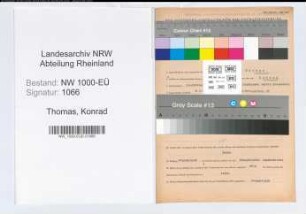 Entnazifizierung Konrad Thomas, geb. 14.02.1892 (Lehrer)