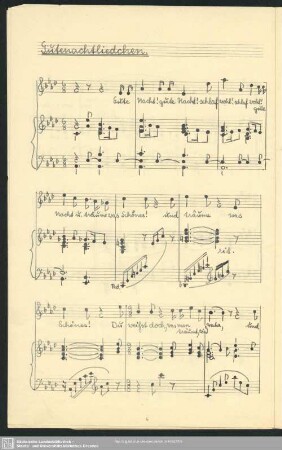Gutenachtliedchen. [RMWV 311]