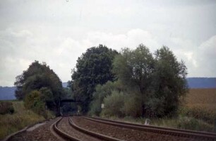 Öhringen Einschnitt Wegbrücke