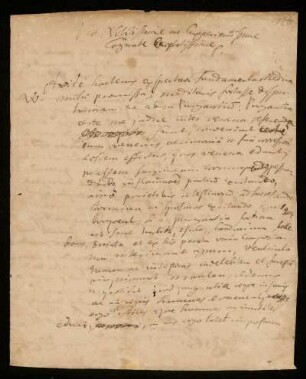 Brief von Johann Dolaeus an Unbekannt
