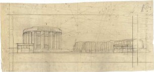 Pfann, Paul; Bingerbrück - Elisenhöhe; Bismarck-Nationaldenkmal - Perspektive