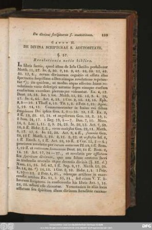 Caput II. De Divina Scripturae S. Auctoritate.