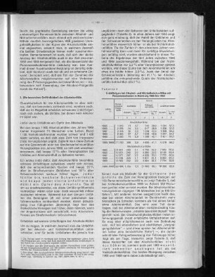 Tabelle 2: Unfallfolgen bei Alkohol- und Nichtalkoholunfällen mit Personenschaden in Hamburg 1965 bis 1969