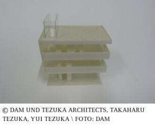 Wall-less House - Modell des Gesamtgebäudes