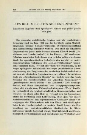[Aufsätze Usw. Bis September 1903]