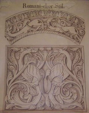 Ornament Romanischer Stil