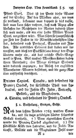 § I. Eintheilung, Grenzen, Größe