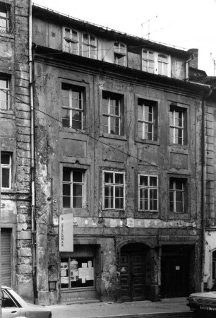Bautzen, Heringstraße 5. Wohnhaus mit Laden und Durchfahrt (um 1750). Straßenansicht