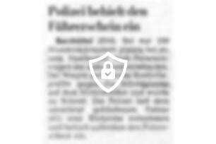 Polizei behielt [Name maskiert] ein
