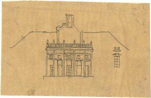 Fischer, Theodor; Heilbronn; Stadt-Theater - Teilansicht, Detail