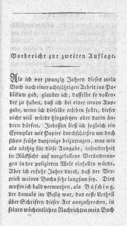 Vorbericht zur zweiten Auflage.