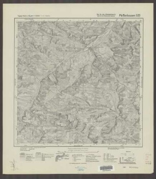 528 Pfeffenhausen ; Topographische Karte von Bayern 1:25.000 [Positionsblätter]