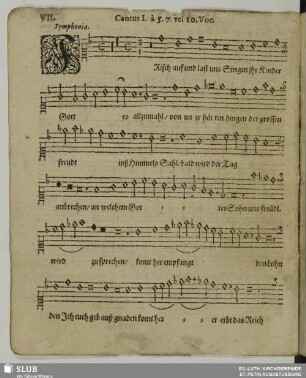 VII. Frisch auf und lasst uns singen