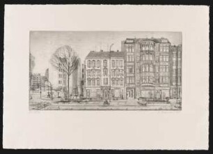 Radierung des Künstlers Eberhard Franke, o.T. Ed. 12/30, 1975