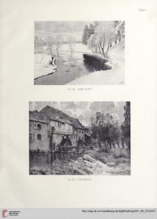 Tafeln I-XIV