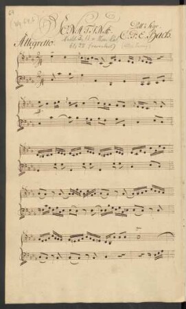 Sonaten; clavier; c-Moll; H 12; Wq 64.6