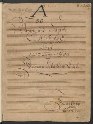 52 Choralbearbeitungen; org